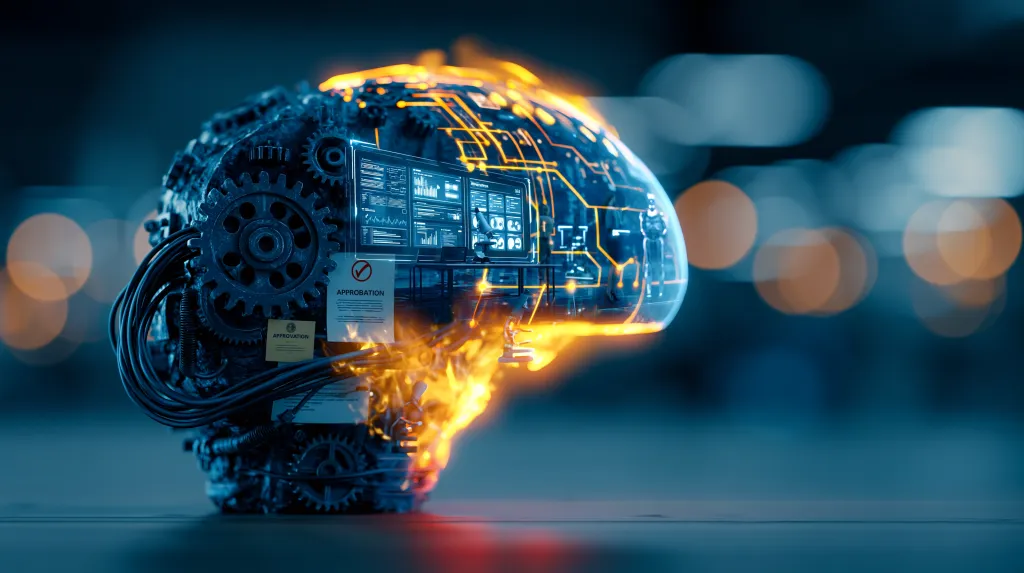 Conceptual illustration of execution and business innovation